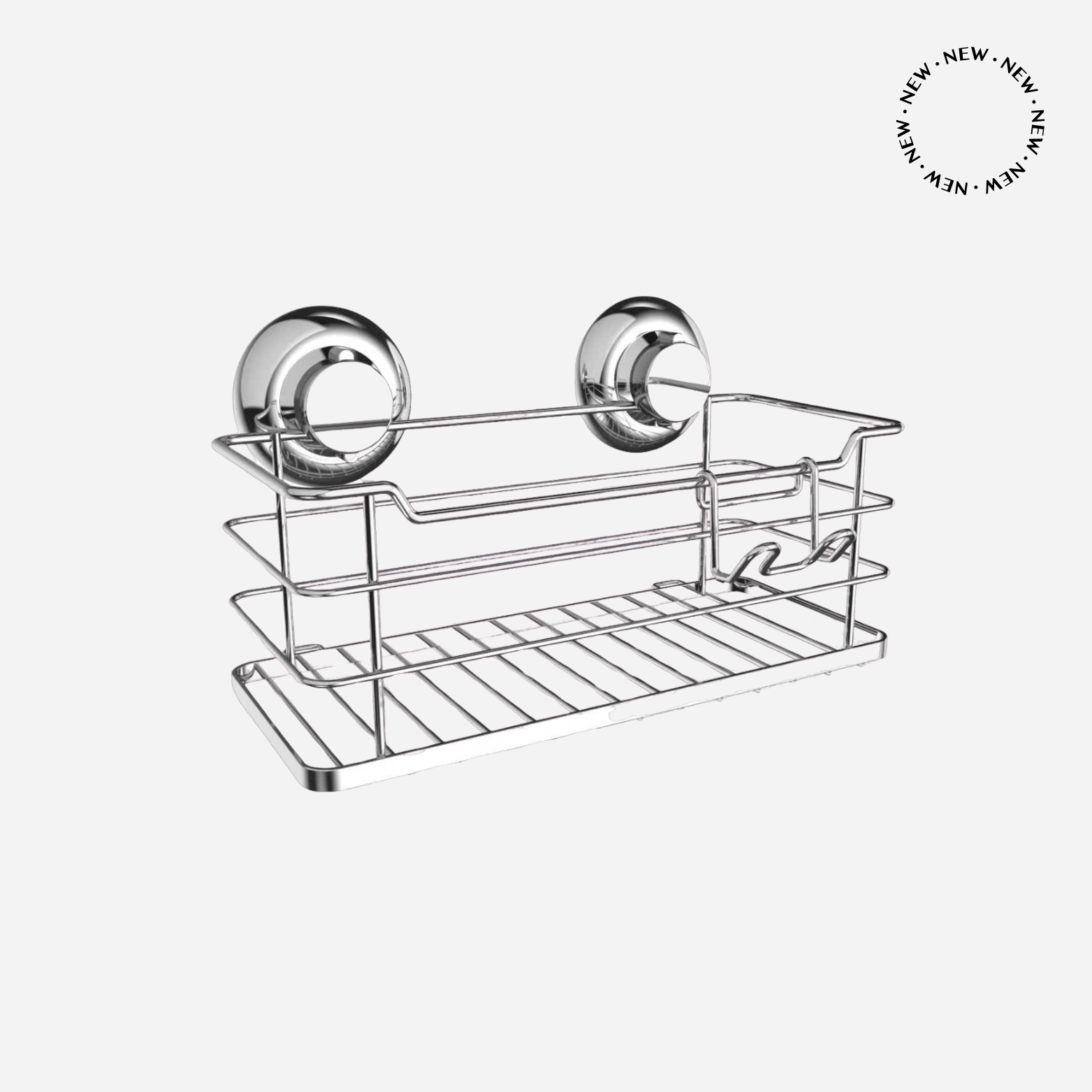 Doucheplank met zuignap - badkamer wandorganizer plank Doucheplank met zuignap - badkamer wandorganizer plank